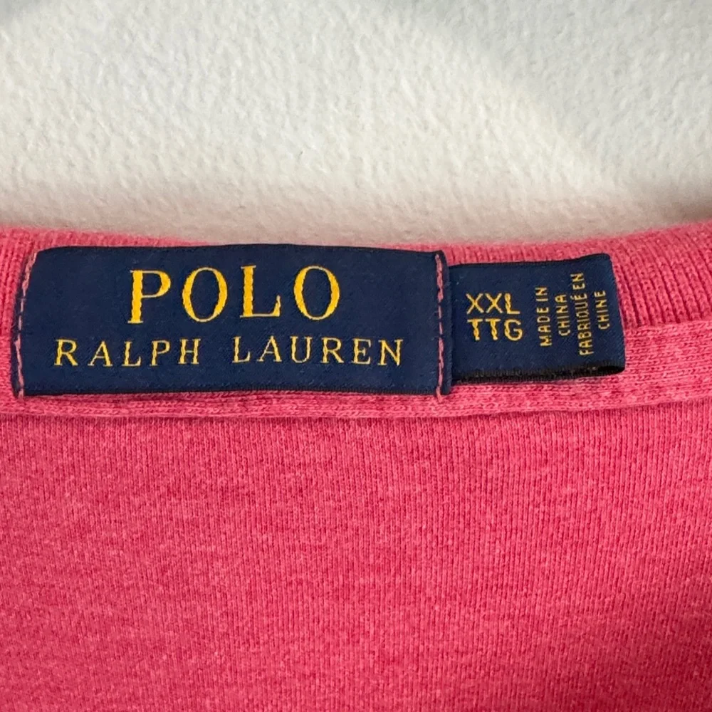 Polo by Ralph Lauren Men's Pink‎ Polo Shirt XXL TTG
